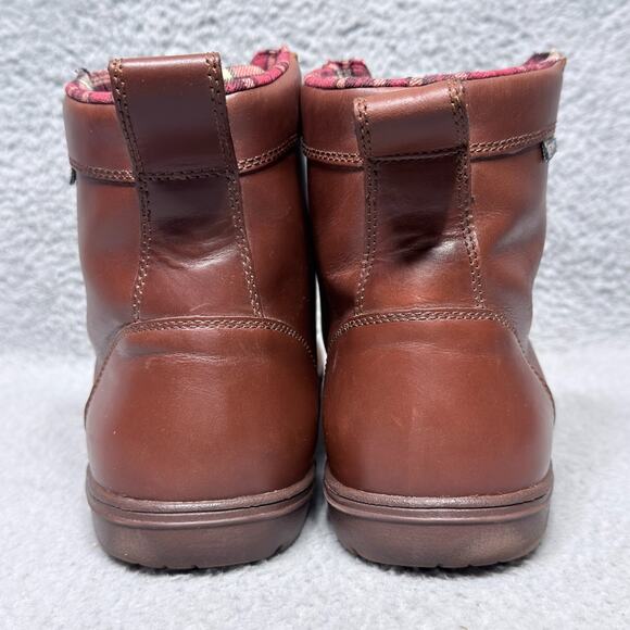 Lems Boulder Boot Leather Mens Size 14 Minimalist Hiking Boots Brown Leather - Picture 4 of 10
